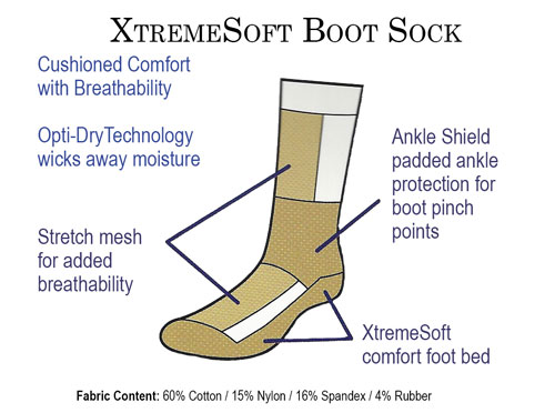 noble outfitters xtremesoft boot sock