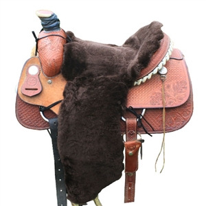 Sheepskin Saddle Seat Cover: Sheepskin Town